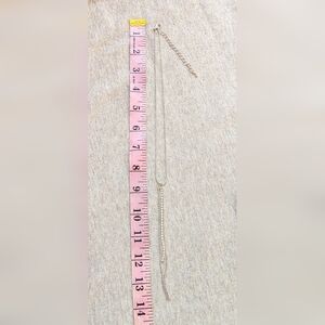 New Jules Smith Silver Crystal Festival Dangling Necklace Boho Chic